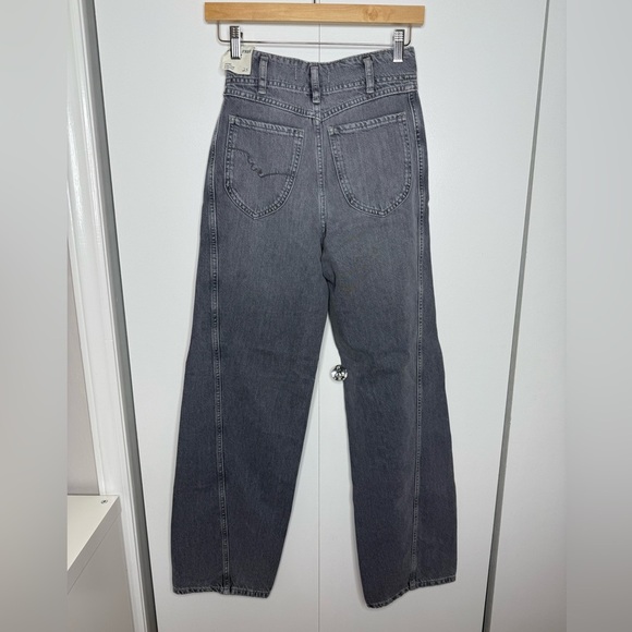 Free People - We The Free - aster straight leg jeans in slate sz 25 - Picture 5 of 12